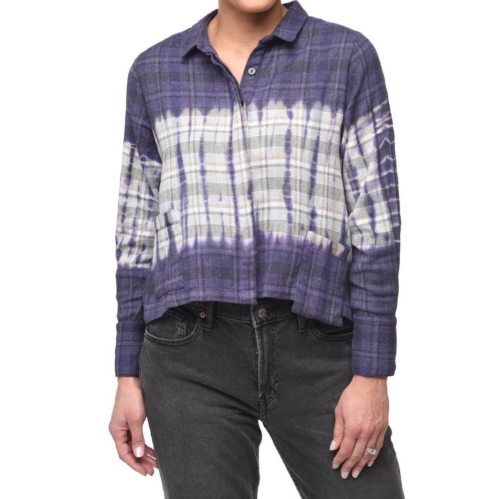 NEW TULIP CLOTHING cecilia button down shirt in angus flannel